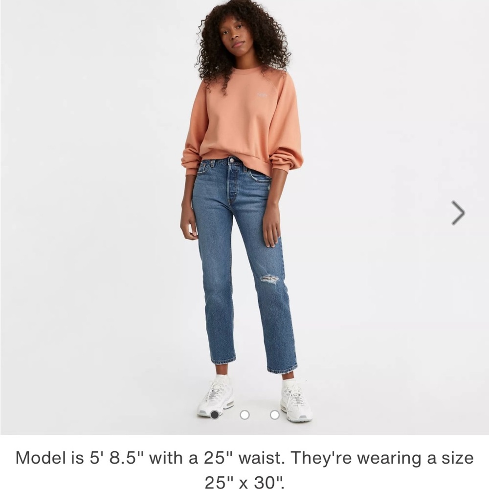 Levi’s Original Cropped Jeans